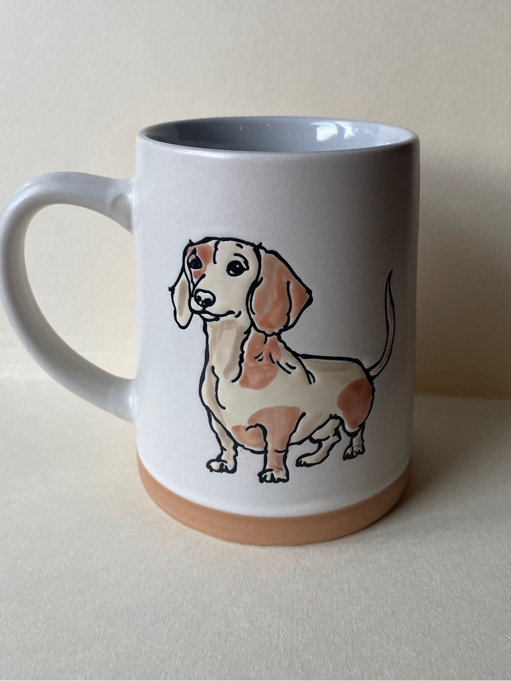 Spectrum Designz “Watercolor Dachshund” Ceramic Coffee Reverse-Tampered Mug 18oz